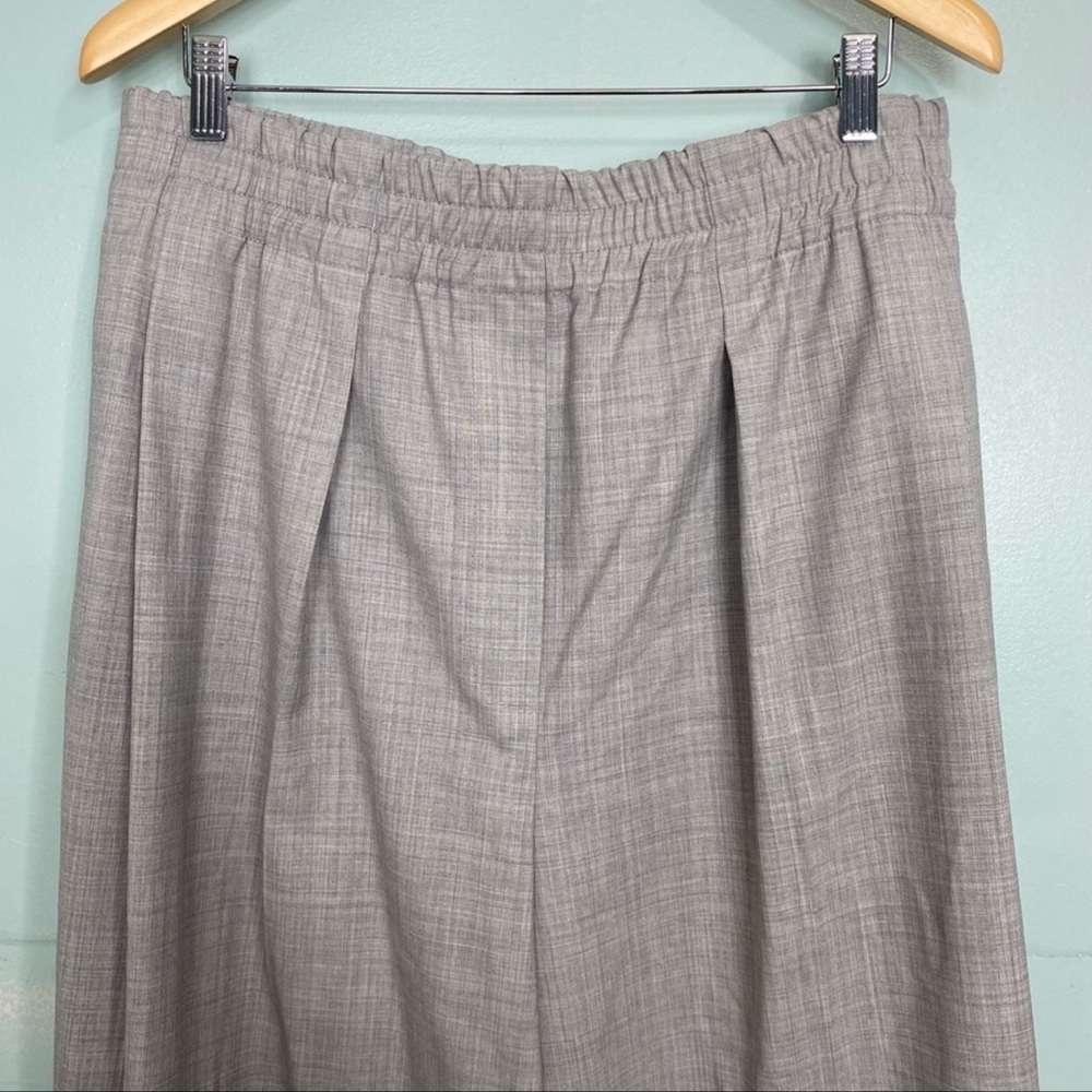 Brunello Cucinelli gray lightweight wool pull-on slacks w/pockets.  14 NWOT - Picture 5 of 8